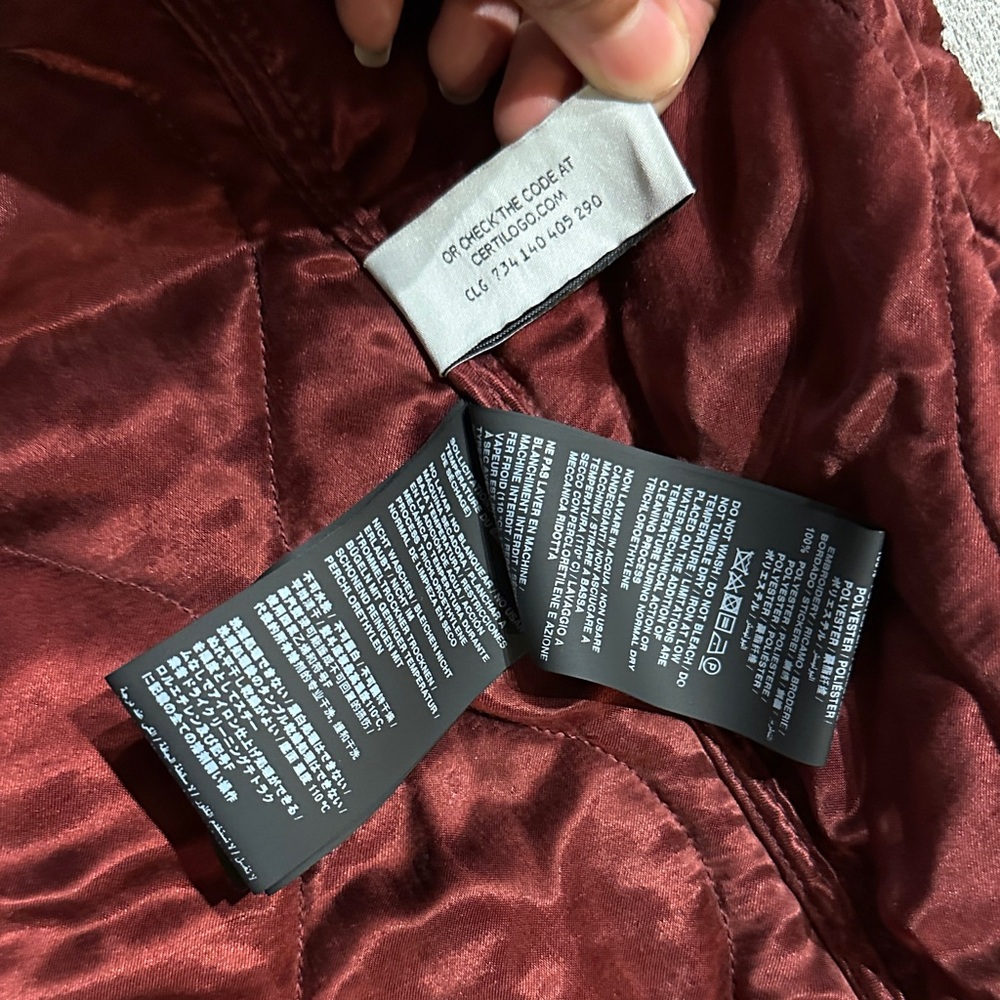 Quilted satin palm angels jacket - Picture 10 of 10
